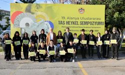 Alanya taş heykel sempozyumu sona erdi