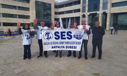 Sağlıkçılar bu kez de Kepez’de