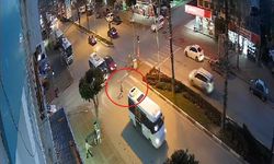 Yaya metrelerce havaya savruldu