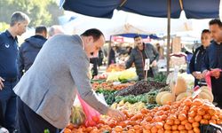 Başkan Kotan'ın pazar ziyaretleri sürüyor