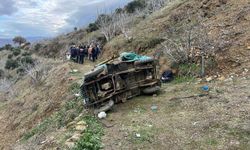 Tarım işçilerini taşıyan cip uçuruma yuvarlandı