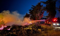 Gazipaşa'da çöplük yangını