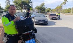 Yabancı plakalı araç trafikten men edildi