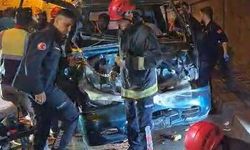 Alanya'da tünelde kaza