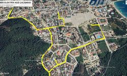 Kemer'de elektrik hatları yenileniyor