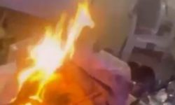 Antalya'da annesine kızıp evi ateşe verdi