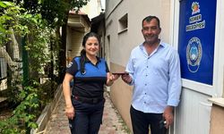 Kaybolan telefon sahibine teslim edildi