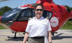 Türkiye'nin tek kadın ambulans helikopter pilotu