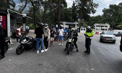 Antalya'da motosiklet sürücülerine ceza yağdı