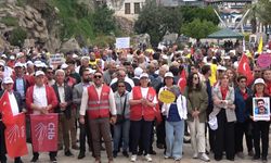 Alanya'da 1 Mayıs coşkusu