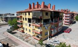 Doğal gaz patlaması saniye saniye kamerada