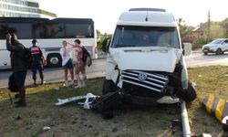Manavgat'ta kaza anı kamerada