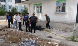 Şantiye önünde ölü bulundu