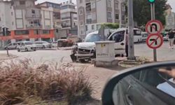 Manavgat'ta kaza anı kamerada