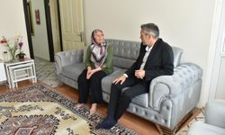 Kepez'de şehit ailelerine ziyaret