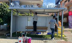 Otobüs duraklarında bakım