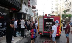 Korku evinde çıkan yangın gerçek korkuyu yaşattı