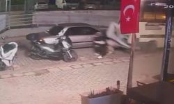 Otomobili üzerlerine sürdü kaçtı