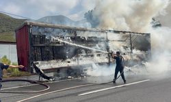 Gazipaşa'da TIR küle döndü