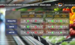 Antalya hal endeksi açıklandı