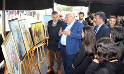 Kursiyerlerden resim sergisi