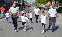 Serik'te dede-torun koşusu yapıldı