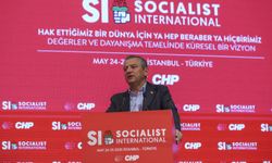 Özgür Özel, Sosyalist Enternasyonal Konsey Toplantısı'nda konuştu