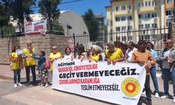 Okul önünde taciz eylemi