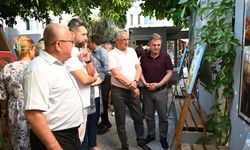 Başkan Topaloğlu resim sergisinde
