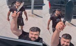 Trafikte satırlı maganda dehşeti!