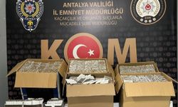 Antalya'da kaçakçılık operasyonu