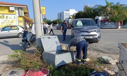 Kazada elektrik panosu devrildi