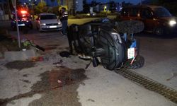 Manavgat'ta ATV takla attı: 1'i ağır 2 yaralı