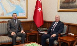 Bakan Güler, Sultanov’u kabul etti
