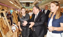 Deri sanatı sergisi açıldı