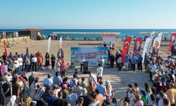 Manavgat'ta yeni halk plajı açıldı