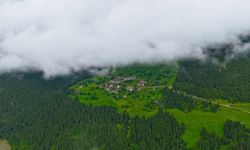 Sis bulutları görenleri hayran bıraktı