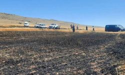 Husumetlisinin tarlasını yaktı