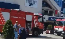 Otogarda yangın paniği