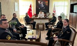 Jandarmadan Kaymakam Şahin'e ziyaret