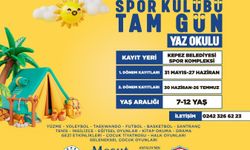 Kepez'de tam gün yaz okulu
