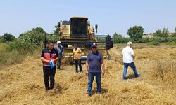 Serik'te biçerdöver kontrolü