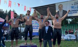 Kemerli güreşçilerden kürsü başarısı