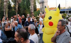 Müze eylemlerine 'Pikaçu' da katıldı