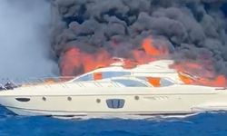 Milyon dolarlık yat alev topuna döndü