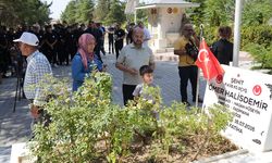 Şehit Ömer Halisdemir kabri başında anıldı