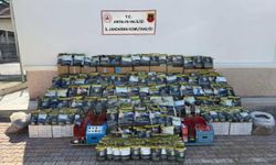 3 ton kaçak tütün ele geçirildi