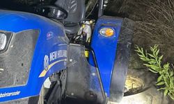 Traktörün altında kaldı