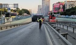 İETT otobüsü alevlere teslim oldu