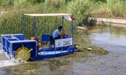 Boğaçayı'nda ot hasadı